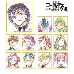 Code Geass Lelouch of the Rebellion Episode III Trading Ani-Art Mini Shikishi [Set of 11]