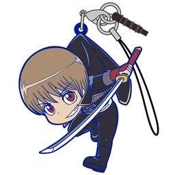 Gintama Okita Sougo Gin no Tamashii Ver. Tsumamare Strap