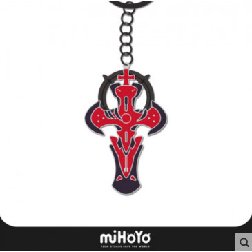 Metal Keychain Theresa Blood Cross - Honkai Impact 3rd