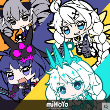 Rubber Strap Kiana Moonlight Beam , Raiden Mei Lightning Empress, Bronya Dimension Breaker, Kiana Winter Princess - Honkai Impact 3rd