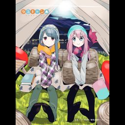 Yurucamp Super Large Fukafuka Blanket Original Illustration Ver. Rin & Nadeshiko A