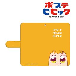 Pop Team Epic Book Type Smartphone Case Popuko L Size