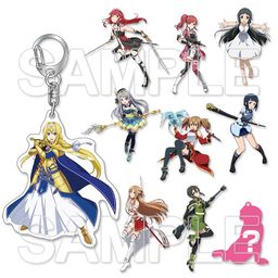 Sword Art Online Game Series Trading Heroine Acrylic Key Chain Heroine Zukushi 1 [Set of 10]