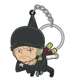 One Piece Zoro Tsumamare Key Chain Suits Ver.