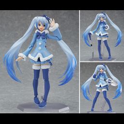 figma Snow Miku Fluffy Coat