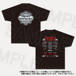 T-shirt Love Live! Sunshine !! Aqours World Love Live! Asia Tour 2019