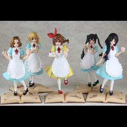[SET OF 5] PVC Yui, Mio, Ritsu, Azusa, Ritsu - ~Fushigi no Kuni de Teatime~ 