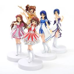 [SET OF 5] PVC Haruka, Iori , Yayoi, Chihaya, Azusa - M@STERS OF IDOL WORLD !!