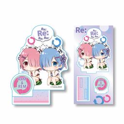 Re:Zero kara Hajimeru Isekai Seikatsu Nayamun Acrylic Figur Ram & Rem