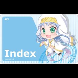 To Aru Majutsu no Index III Pop-chara IC Card Sticker Index