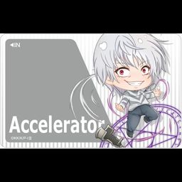 To Aru Majutsu no Index III Pop-chara IC Card Sticker Accelerator