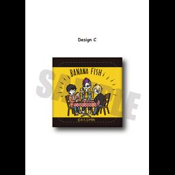 Banana Fish Leather Badge PlayP-C Ash & Eiji & Shorter
