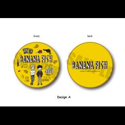 Banana Fish Round Coin Case PlayP-A