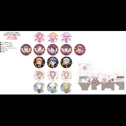 The Idolmaster SideM Design produced by Sanrio Can Badge By Unit Ver. Vol. 2 [Set of 17]