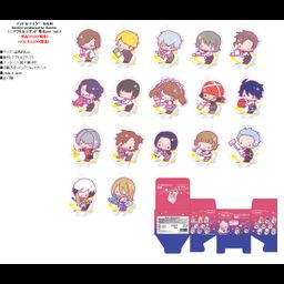 The Idolmaster SideM Design produced by Sanrio Mini Acrylic Stand Group Ver. Vol. 2 [Set of 17]
