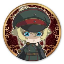 The Saga of Tanya the Evil The Movie Can Badge Military Uniform Tanya