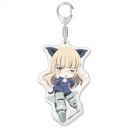 Strike Witches: Road to Berlin Tehepero Big Acrylic Key Chain Perrine Ver.