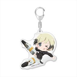 Strike Witches: Road to Berlin Tehepero Big Acrylic Key Chain Erica Ver.