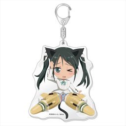 Strike Witches: Road to Berlin Tehepero Big Acrylic Key Chain Francesca Ver.