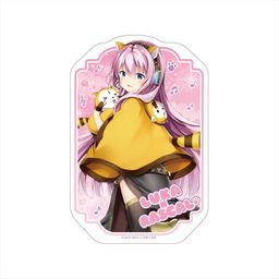 Hatsune Miku x Rascal the Raccoon 2018 Die-cut Magnet Megurine Luka