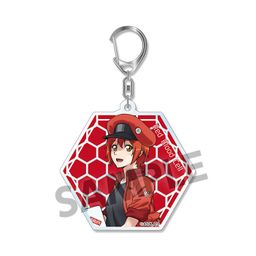 Cells at Work! Acrylic Key Chain Red Blood Cell