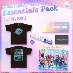 Hololive English 1st Concert Connect the World Concert Merchandise ...