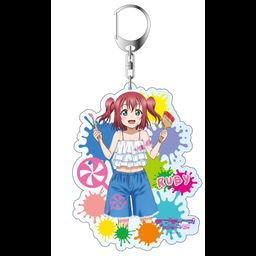 Love Live! Sunshine!! Deka Key Chain Kurosawa Ruby Painter Style Illustration Ver.