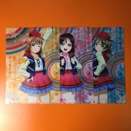 Clear File 2nd Class (Riko, Chika, You) - Love Live! Sunshine!! Over The Rainbow Exclusive Item (set per kelas)