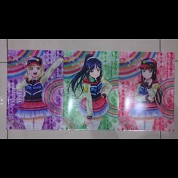 Clear File 3rd Class (Mari, Kanan, Dia) - Love Live! Sunshine!! Over The Rainbow Exclusive Item (set per kelas)