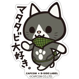 Capcom x B-Side Label Sticker Monster Hunter Matatabi Daisuki.