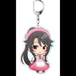 High School Fleet Deka Key Chain Puni Chara Munetani Mashiro Maid Ver. 2