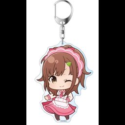 High School Fleet Deka Key Chain Puni Chara Irizaki Mei Maid Ver. 2