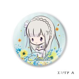 Re:Zero kara Hajimeru Isekai Seikatsu Hologram Can Badge Emilia A