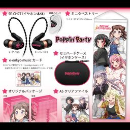Bang Dream! Collaboration Pioneer SE-CH9T In-Ear Headphone - Kasumi Toyama from Poppin' Party