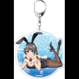 Seishun Buta Yaro wa Bunny Girl-senpai no Yume wo Minai Deka Key Chain Sakurajima Mai Ver. 2
