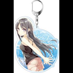 Seishun Buta Yaro wa Bunny Girl-senpai no Yume wo Minai Deka Key Chain Sakurajima Mai Ver. 3