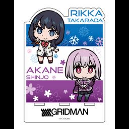SSSS.Gridman Acrylic Smartphone Stand Takarada Rikka & Shinjo Akane Deformed Ver.