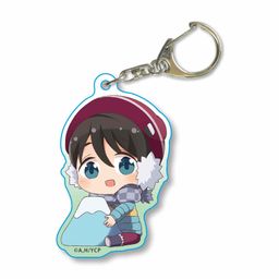Yurucamp GyuGyutto Acrylic Key Chain Mt. Fuji Ver. Saito Ena