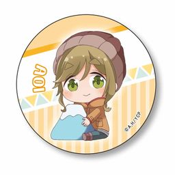 Yurucamp GyuGyutto Can Badge Mt. Fuji Ver. Inuyama Aoi