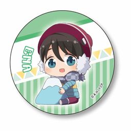 Yurucamp GyuGyutto Can Badge Mt. Fuji Ver. Saito Ena