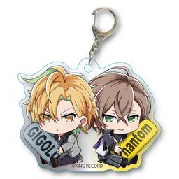 Hypnosismic -Division Rap Battle- GyuGyutto Acrylic Key Chain Pair Pattern Ver. Izanami Hifumi & Yumeno Gentaro