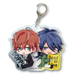 Hypnosismic -Division Rap Battle- GyuGyutto Acrylic Key Chain Pair Pattern Ver. Kannonzaka Doppo & Arisugawa Dice