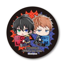 Hypnosismic -Division Rap Battle- GyuGyutto Can Badge Pair Pattern Ver. Yamada Saburo & Busujima Mason Rio