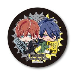 Hypnosismic -Division Rap Battle- GyuGyutto Can Badge Pair Pattern Ver. Kannonzaka Doppo & Arisugawa Dice