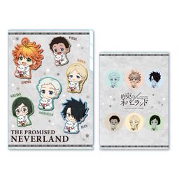 The Promised Neverland GyuGyutto Clear File 3 Pocket Group