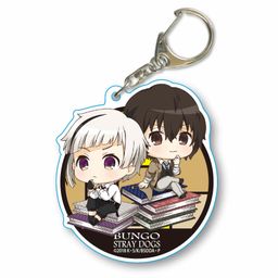 Bungou Stray Dogs DEAD APPLE Nayamun Choi Deka Acrylic Key Chain Nakajima & Dazai