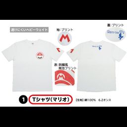 Super Mario Apparel Series MA01 T-shirt Mario (M/L/XL Size)