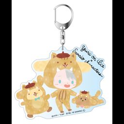 Yuri!!! on Ice x Sanrio Characters Deka Key Chain Boar Ver. B