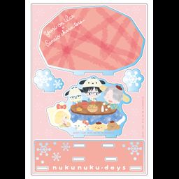 Yuri!!! on Ice x Sanrio Characters Acrylic Diorama nukunuku days Ver. A
