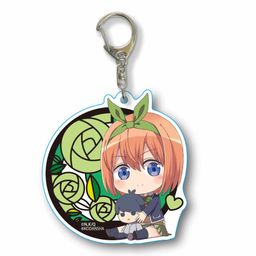 The Quintessential Quintuplets GyuGyutto Choi Deka Acrylic Key Chain Nakano Yotsuba